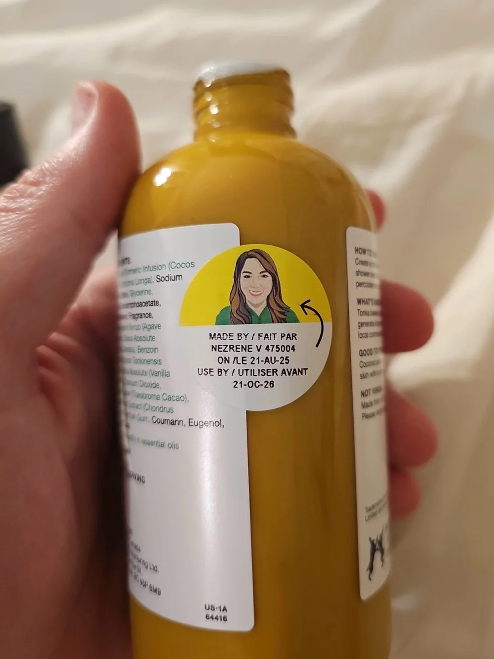LUSH TURMERIC LATTE SHOWER GEL 8.4 oz BRAND NEW SEALED DISCONTINUED